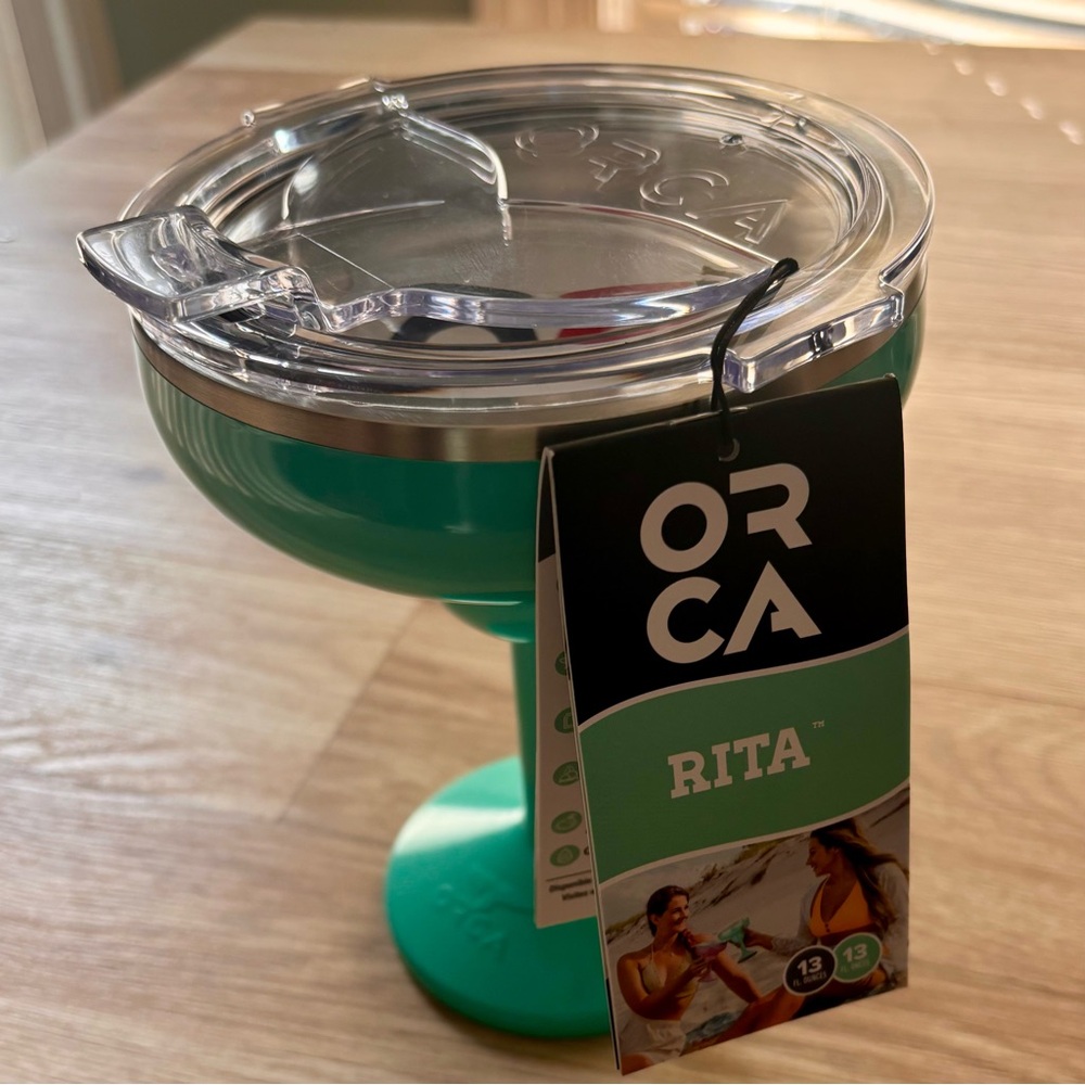 Rita Teal Drinkware